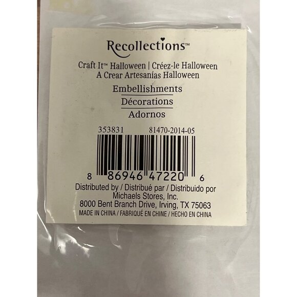 Recollections Halloween Bling Rhinestone Gem Embellishment " A "  353831 422398 - Picture 3 of 3